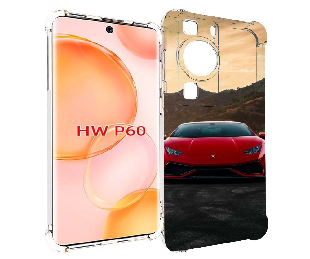 

Чехол MyPads lamborghini ламборгини 1 мужской для Huawei P60, Tocco