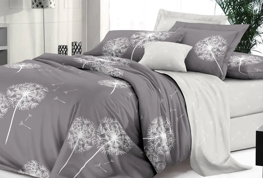 

Комплект постельного белья Sateen De Luxe 1,5 сп Дуновение, Дуновение