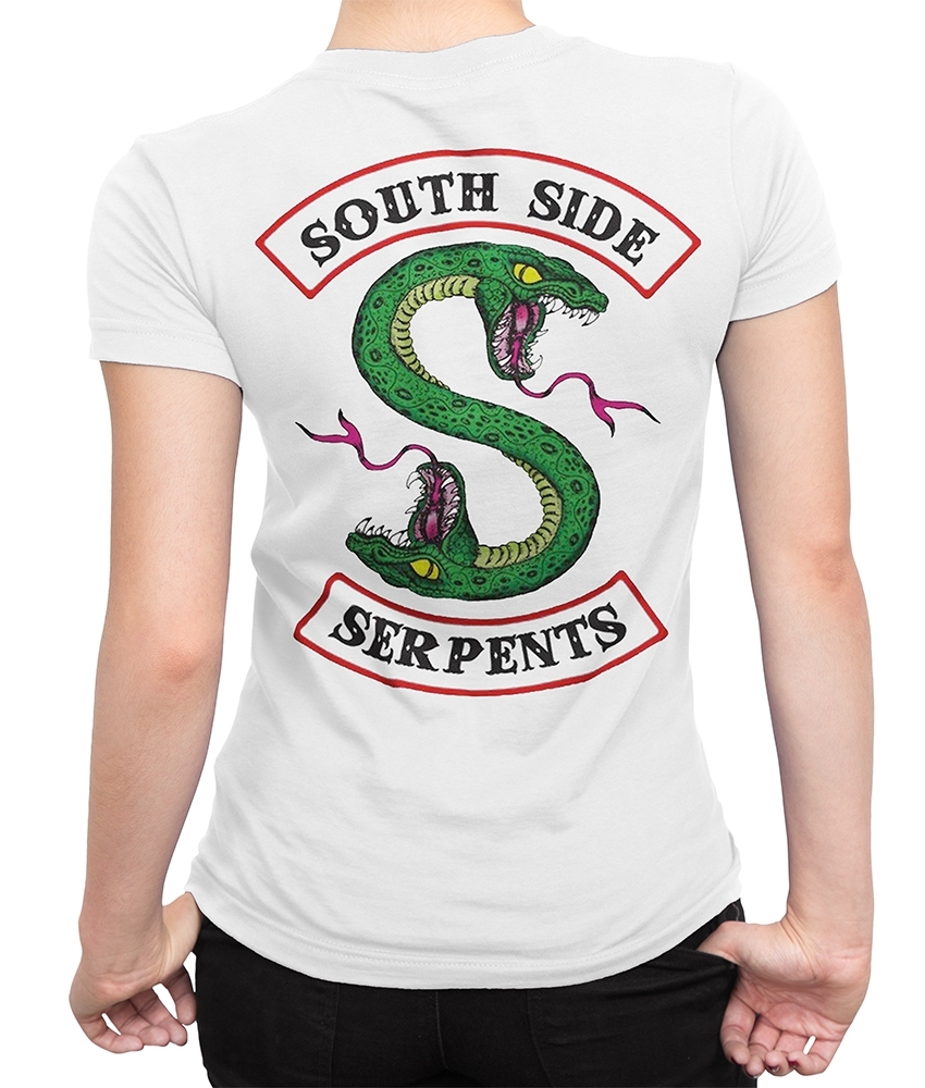 

Футболка женская Dream Shirts Ривердэйл - South Side Serpents 9899072111 белая M, Ривердэйл - South Side Serpents 9899072111
