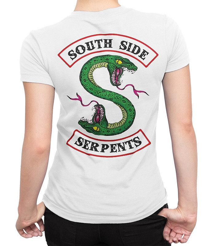 

Футболка женская Dream Shirts Ривердэйл - South Side Serpents 9899072111 белая S, Ривердэйл - South Side Serpents 9899072111