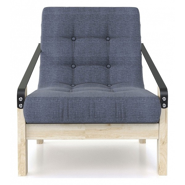 Кресло-кровать Anderson Локи AND_444, графитовый/сосна натуральная