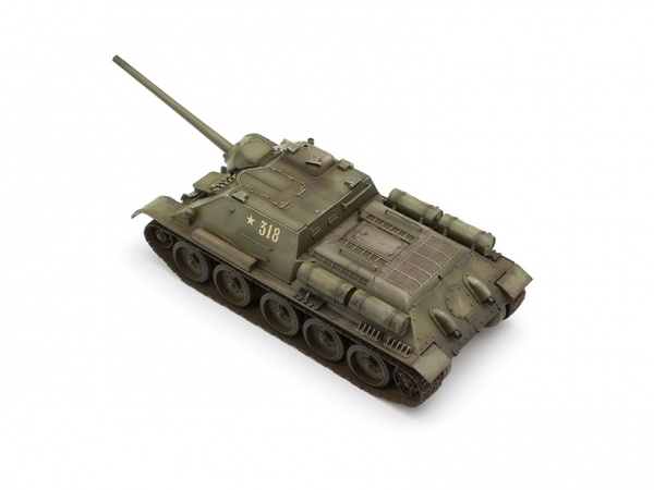 фото Сборная модель tamiya 1/35 советская самох артиллерийская установк су-85 с 1 фигурой 35072