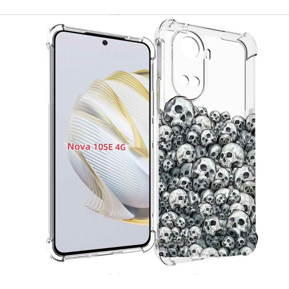 

Чехол MyPads гора из черепов для Huawei Nova 10 SE, Прозрачный, Tocco
