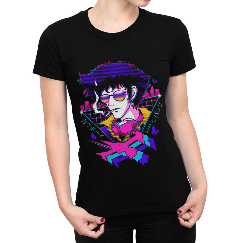 

Футболка женская Dream Shirts Ковбой Бибоп 9899074111 черная 3XL, Ковбой Бибоп 9899074111