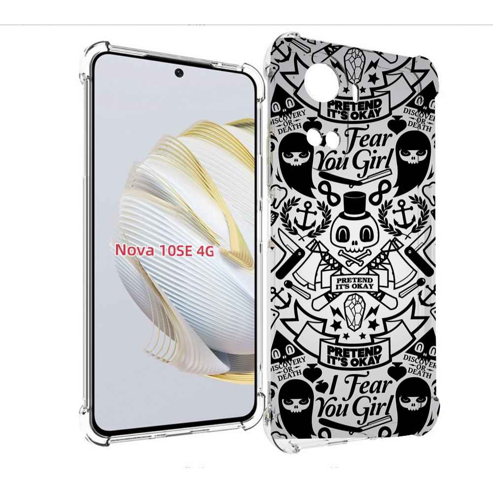 Чехол MyPads готический-принт для Huawei Nova 10 SE