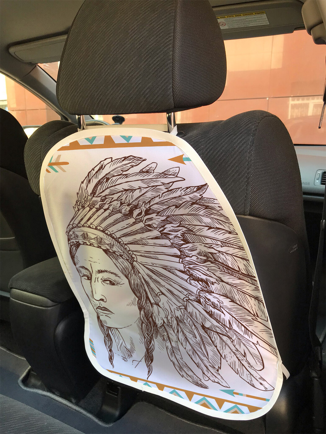 

Накидка на спинку сиденья JoyArty Коренной американец, 45х62, Коренной американец