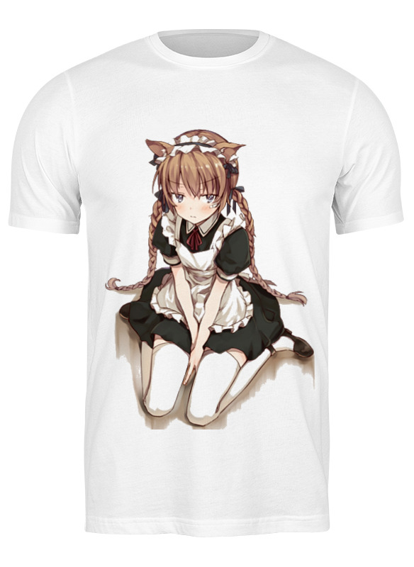 

Футболка мужская Printio Nekomaid белая 3XL, Белый, Nekomaid