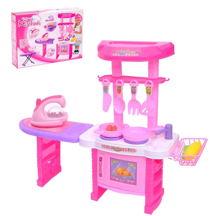 

Игровой модуль Мамина помощница, кухня, гладильная доска, утюг
