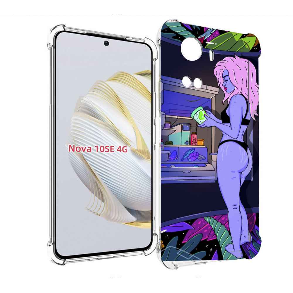 

Чехол MyPads девушка любит покушать женский для Huawei Nova 10 SE, Прозрачный, Tocco