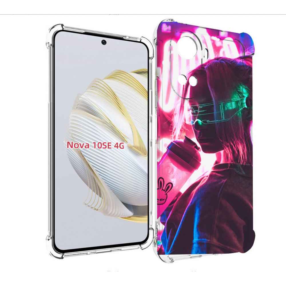 

Чехол MyPads девушка неоновый фон женский для Huawei Nova 10 SE, Прозрачный, Tocco