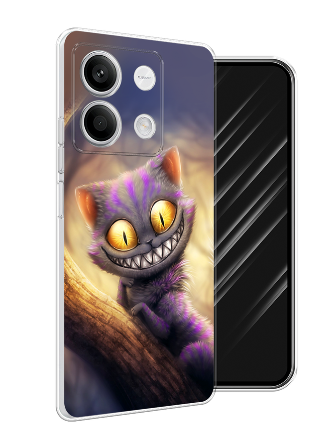 

Чехол Awog на Xiaomi Redmi Note 13 5G "Cheshire Cat", Фиолетовый;желтый, 320050-1