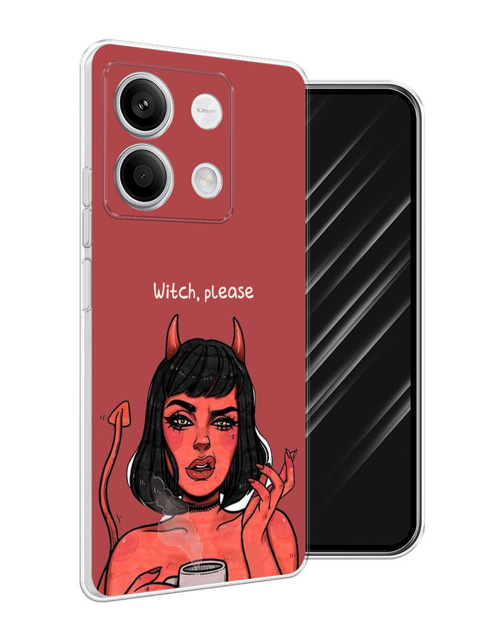 

Чехол Awog на Xiaomi Redmi Note 13 5G "Evil Girl", Бордовый;черный, 320050-1