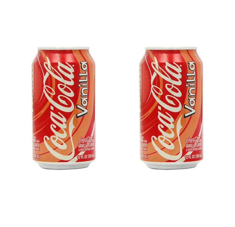 Газированный напиток Coca-Cola Vanilla, 2 шт по 355 мл