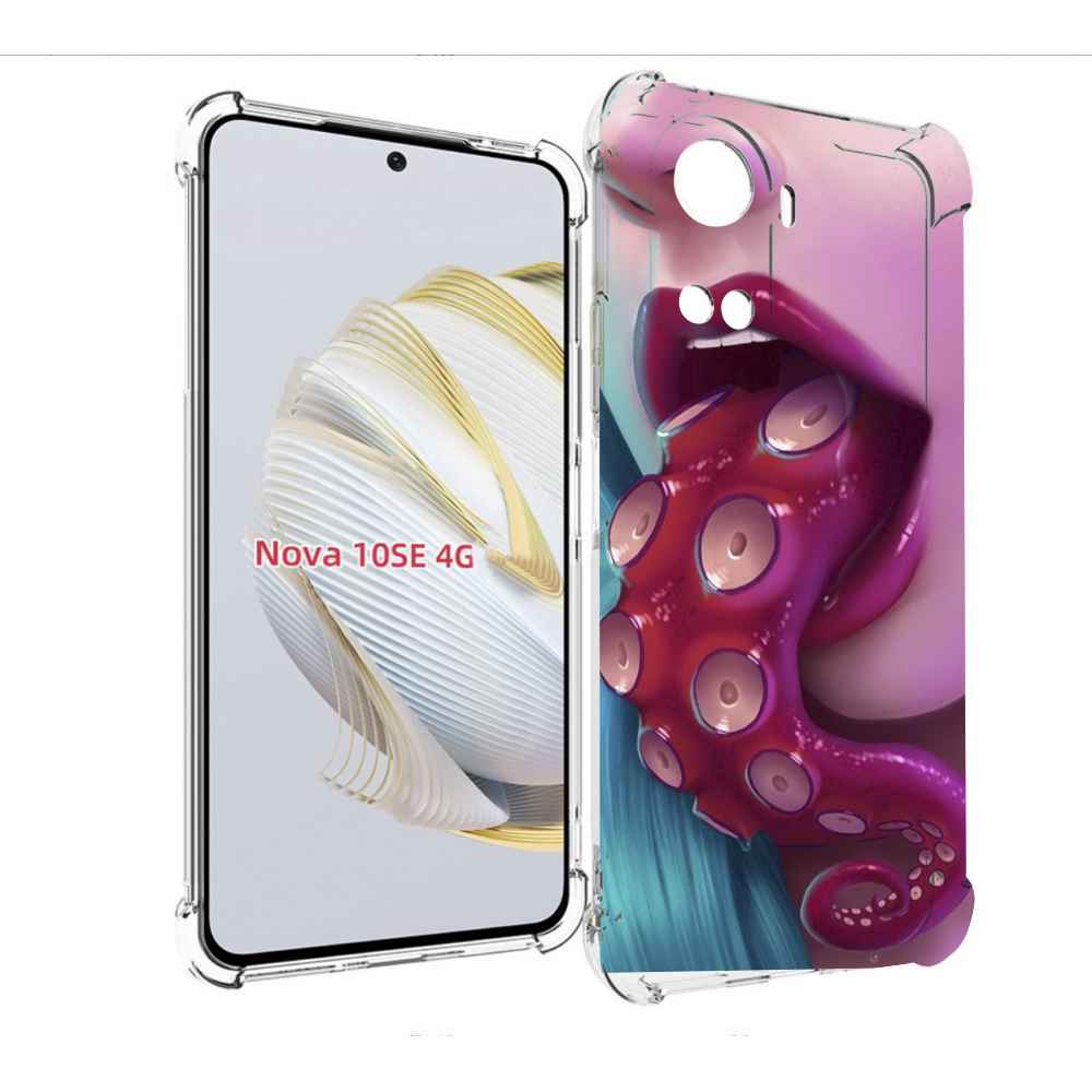 

Чехол MyPads девушка с щупальцой женский для Huawei Nova 10 SE, Прозрачный, Tocco