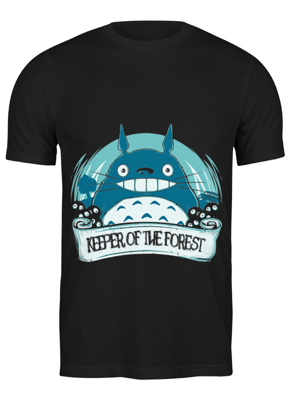 

Футболка мужская Printio Мой сосед тоторо черная L, Черный, Мой сосед тоторо