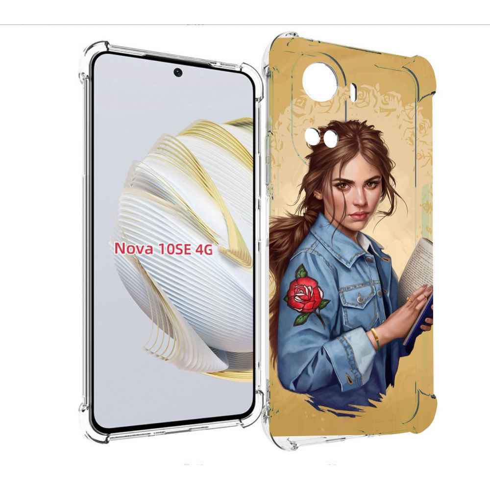 

Чехол MyPads девушка-в-бежевом-фоне для Huawei Nova 10 SE, Прозрачный, Tocco