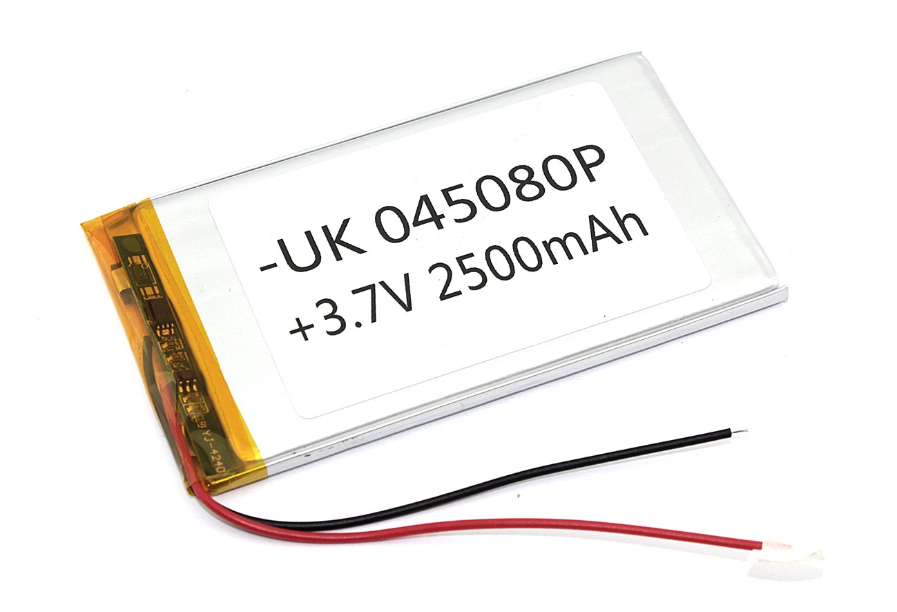 Аккумуляторная батарея OEM Li-Pol 4*50*80мм 2pin 3.7V/2500mAh