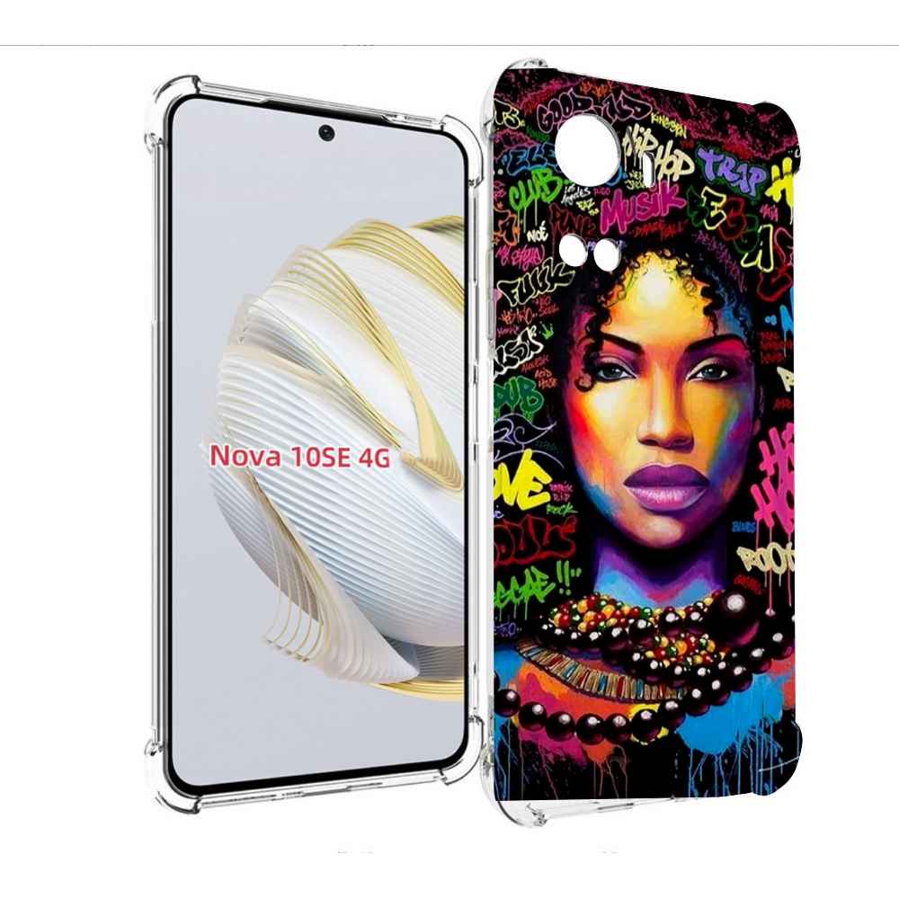 

Чехол MyPads девушка-в-граффити женский для Huawei Nova 10 SE, Прозрачный, Tocco