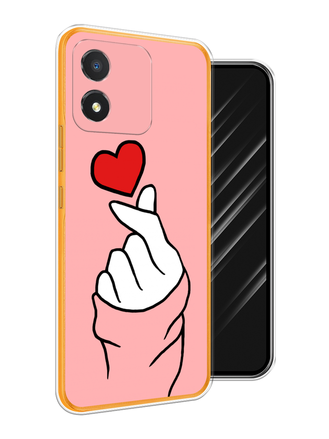 

Чехол Awog на Honor X5 "Милое сердечко", Белый;красный;черный, 6120950-7