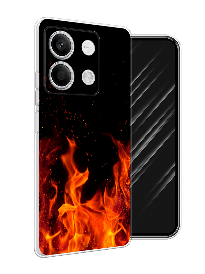 

Чехол Awog на Xiaomi Redmi Note 13 5G "Все в огне", Оранжевый;черный, 320050-1