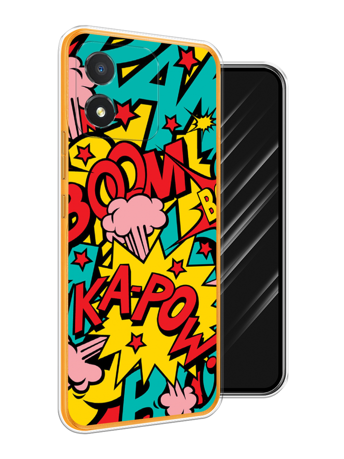 

Чехол Awog на Honor X5 "Постер pop art", Бирюзовый;желтый;красный, 6120950-9