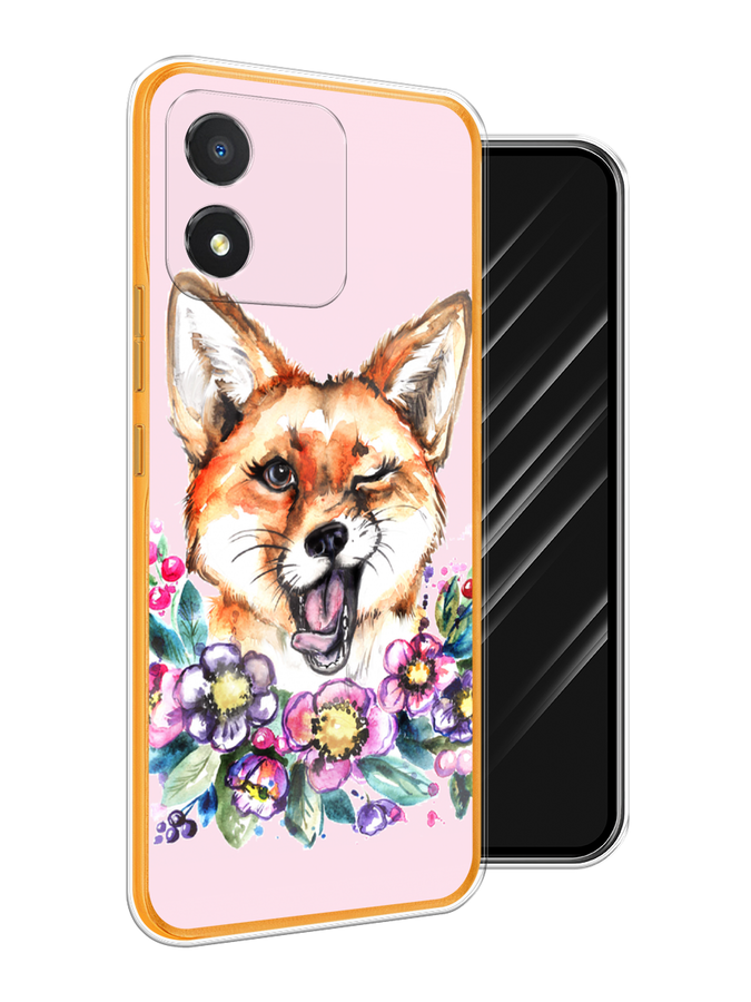 

Чехол Awog на Honor X5 "Подмигивающая лиса", Оранжевый, 6120950-10