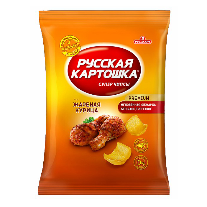 Чипсы картофельные Русская Картошка Жареная курица 20 г 29₽