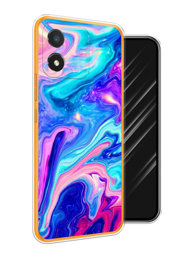

Чехол Awog на Honor X5 "Потеки краски", Розовый, 6120950-10