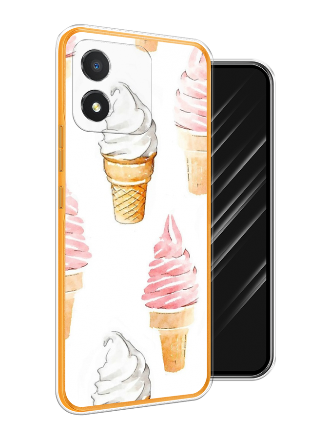 

Чехол Awog на Honor X5 "Нарисованное мороженое", Белый;розовый, 6120950-10