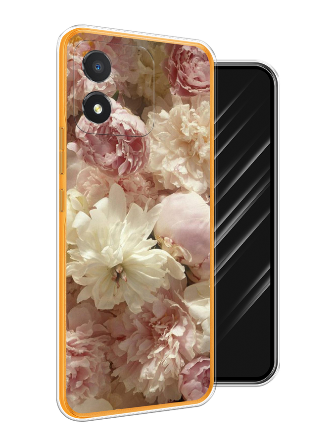 

Чехол Awog на Honor X5 "Пионы светлые", Бежевый;коричневый, 6120950-8