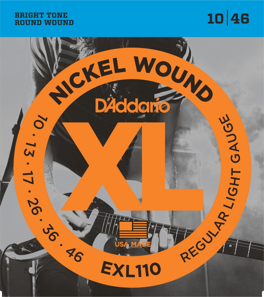 фото Струны для электрогитары daddario ekxl110 d'addario