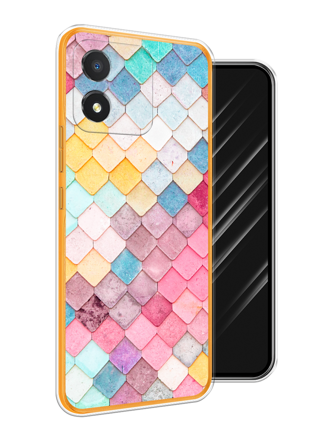 

Чехол Awog на Honor X5 "Нежные ромбики", Красный, 6120950-4