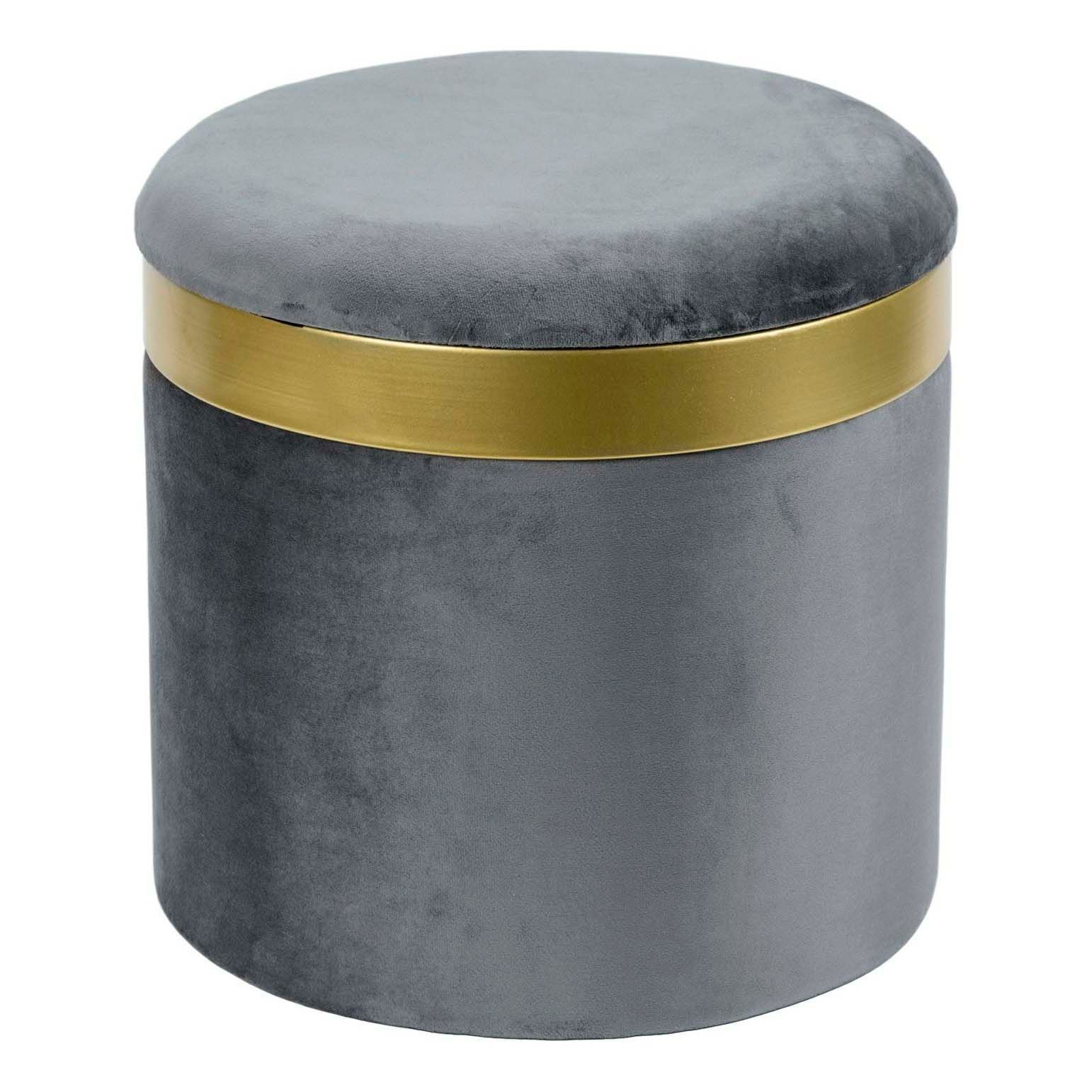 

Пуф Glasar 35 x 35 x 35 см, Серый