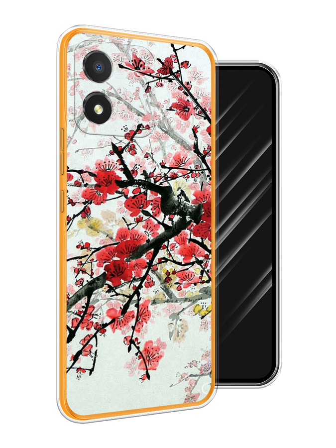 

Чехол Awog на Honor X5 "Сакура", Розовый;черный, 6120950-4