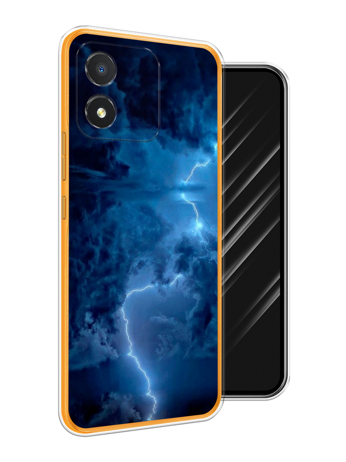 

Чехол Awog на Honor X5 "Молния", Синий, 6120950-4