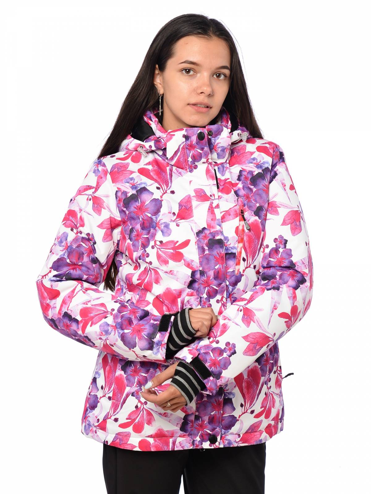 Горнолыжная куртка женская FUN ROCKET 79767-K размер 46, розовый