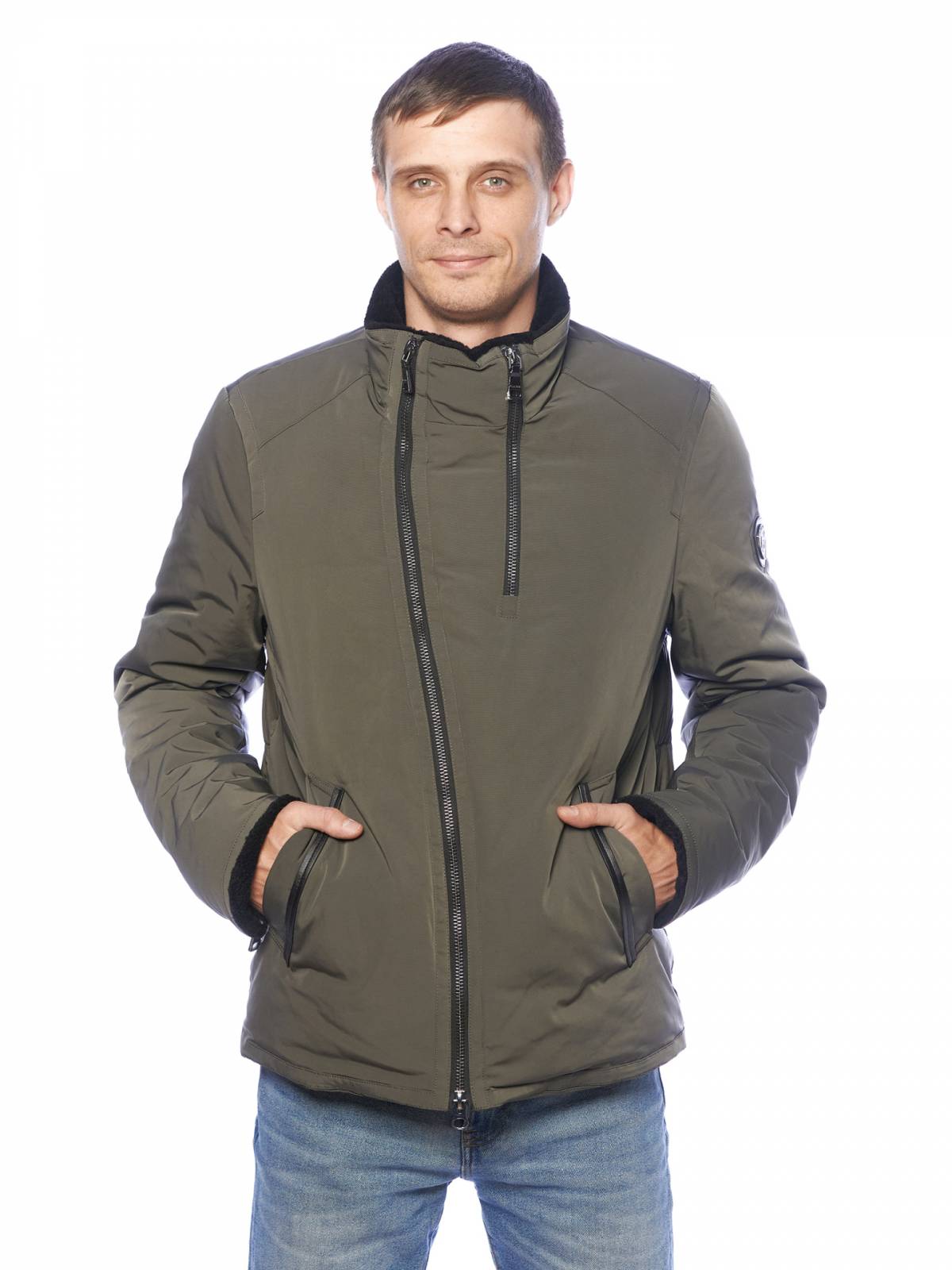 

Зимняя куртка мужская Clasna 3550 хаки 48 RU, 3550