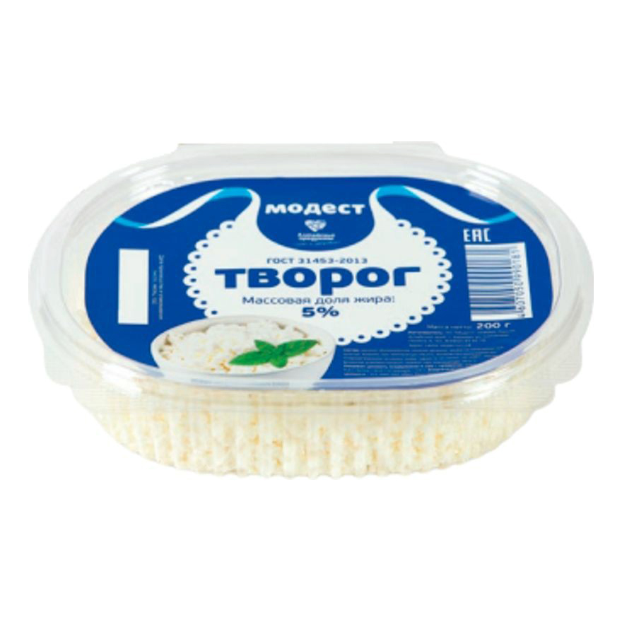 

Творог зерненый Модест 5% 200 г