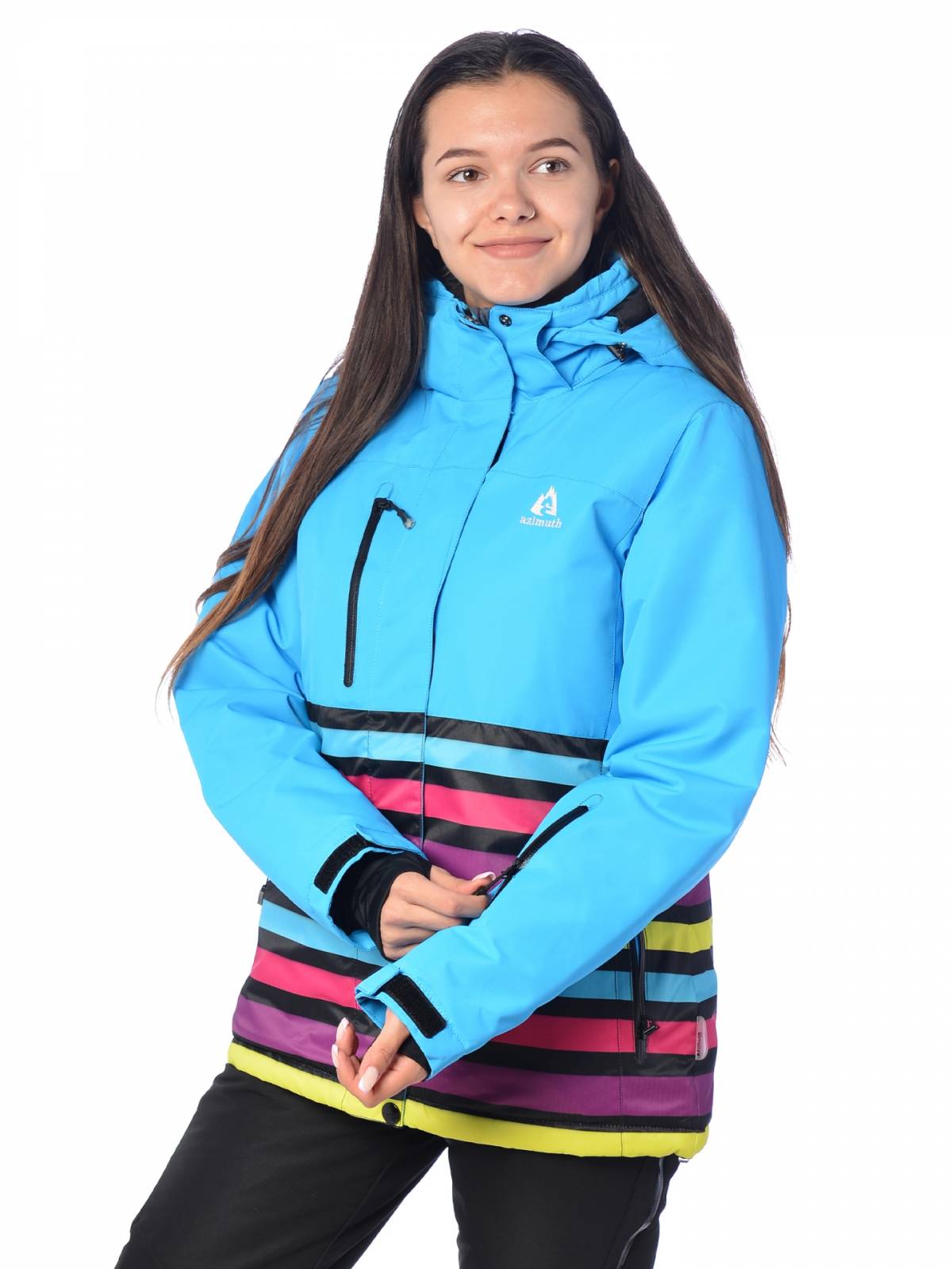 Горнолыжная куртка женская AZIMUTH 16207K размер 48, голубой