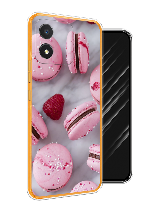 

Чехол Awog на Honor X5 "Макарони с малиной", Серый;розовый, 6120950-10