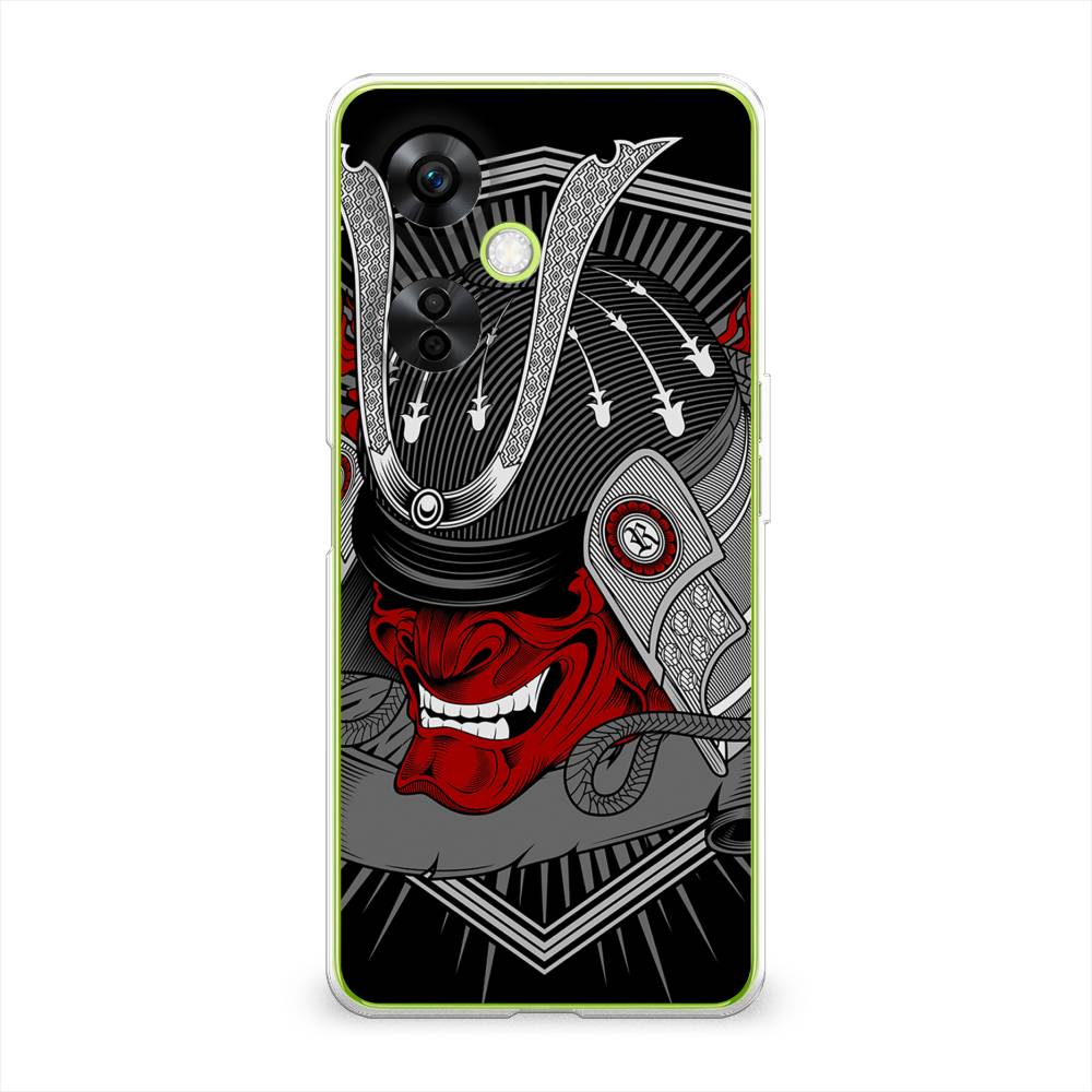 

Чехол на OnePlus Nord N30 5G "Красная маска самурая", Белый;красный;черный, 153850-4