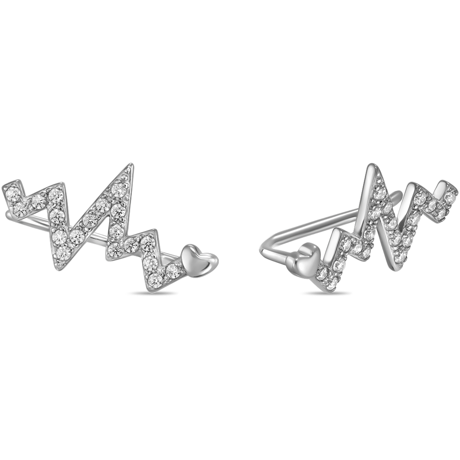 

Серьги из серебра MIUZ Diamonds (Московский ювелирный завод) E2050-0201714-00775, фианит, E2050-0201714-00775