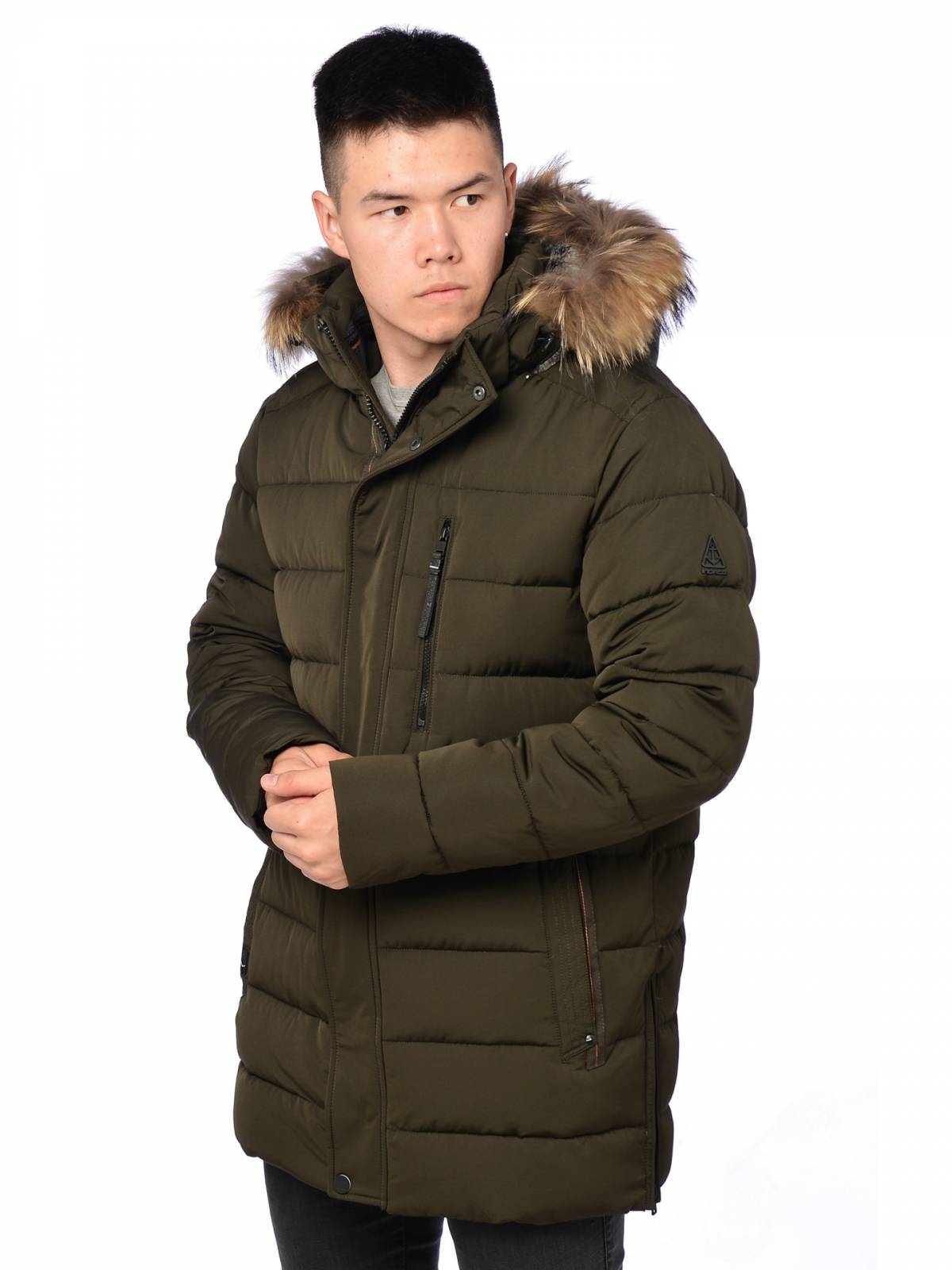 Зимняя куртка мужская Indaco 3800 хаки 50 RU