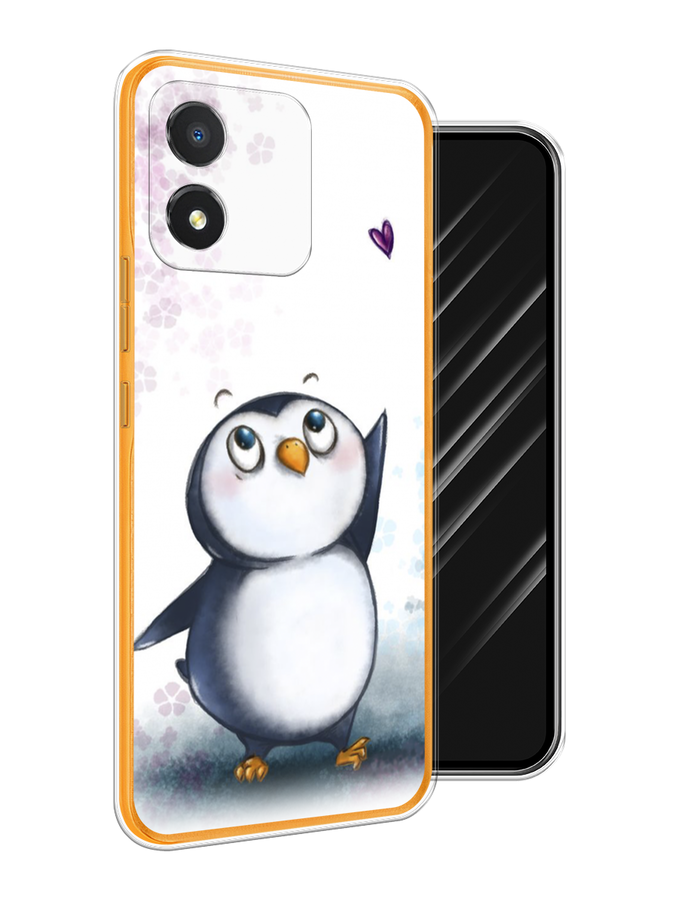 

Чехол Awog на Honor X5 "Пингвин и сердечко", Белый, 6120950-1