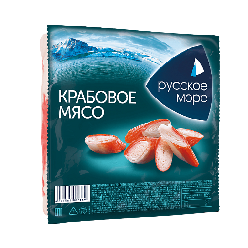 Крабовое мясо Русское Море охлажденное 200 г