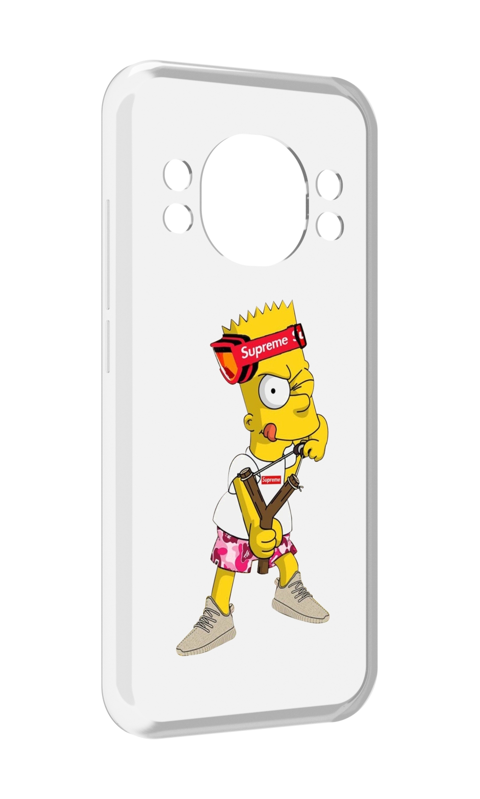 

Чехол MyPads модный-барт-симпсон для Doogee S98 / S98 Pro, Прозрачный, Tocco