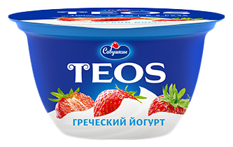 

Йогурт Teos Греческий клубника 2% 140 г