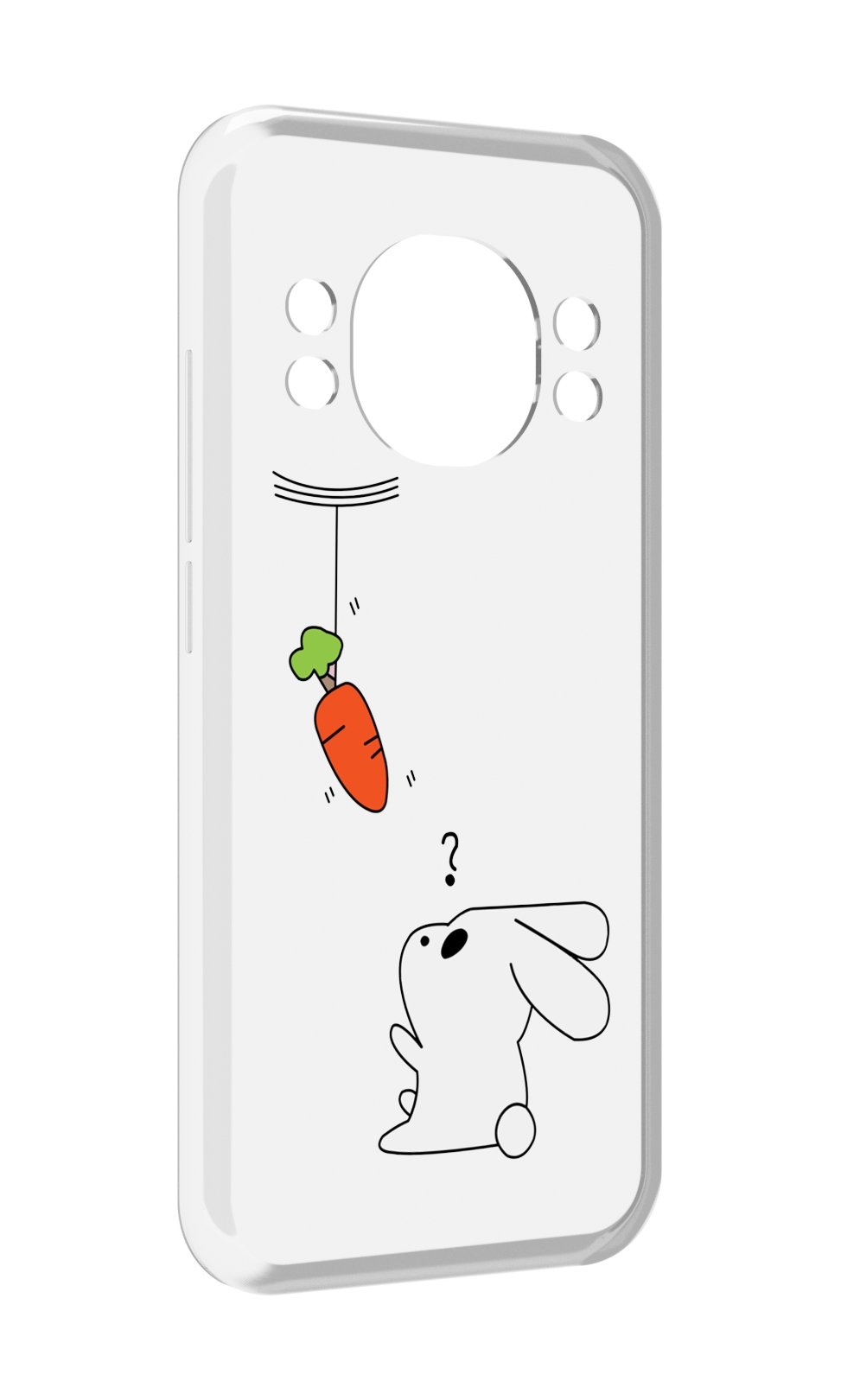 

Чехол MyPads морковка детский для Doogee S98 / S98 Pro, Прозрачный, Tocco