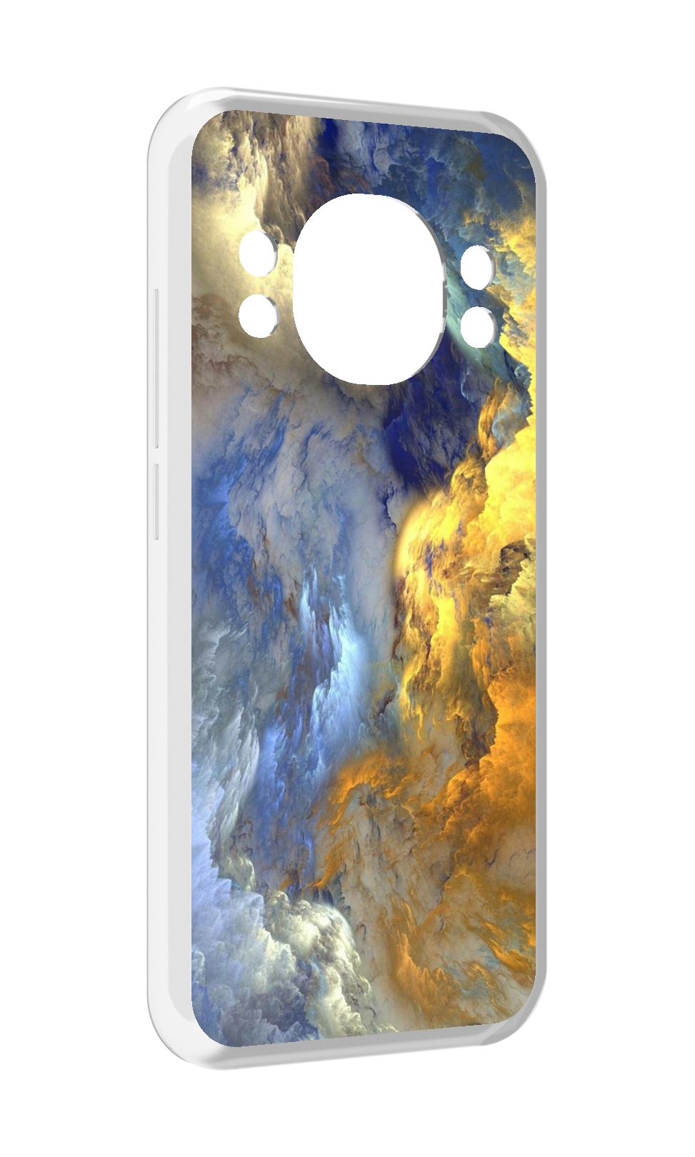 

Чехол MyPads мраморное небо для Doogee S98 / S98 Pro, Прозрачный, Tocco