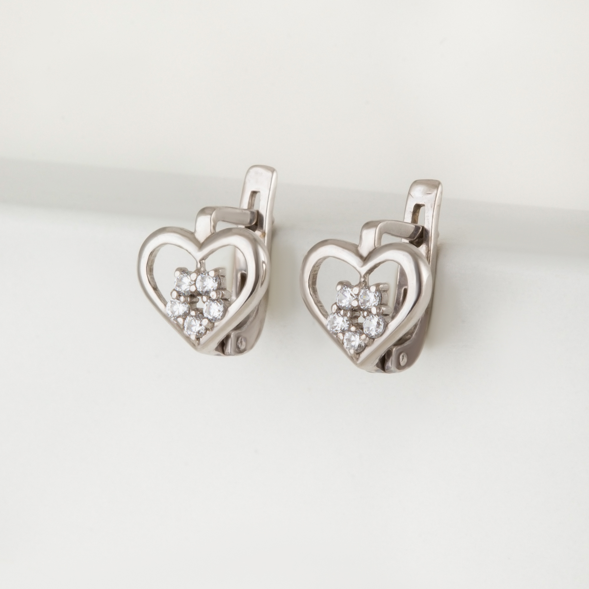

Серьги из серебра с фианитом НАШЕ ЗОЛОТО 4МС370, 4МС370